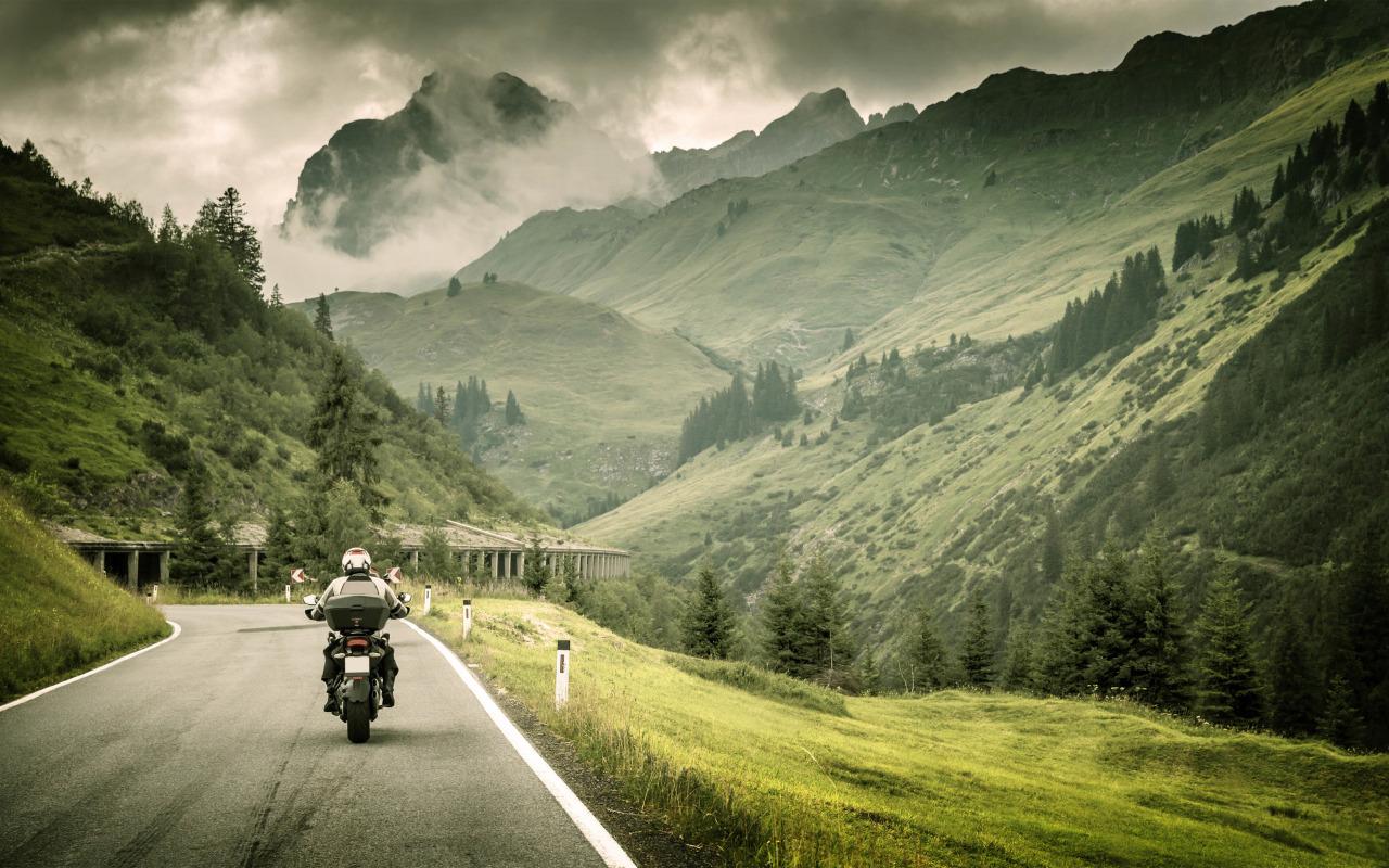 Mountain adventure scenery perfect for GoPro filming